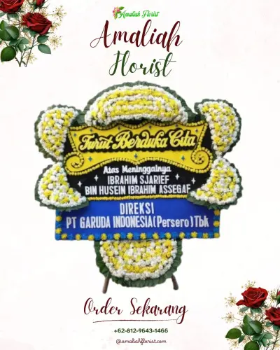 Papan Bunga Duka di Pabuaran